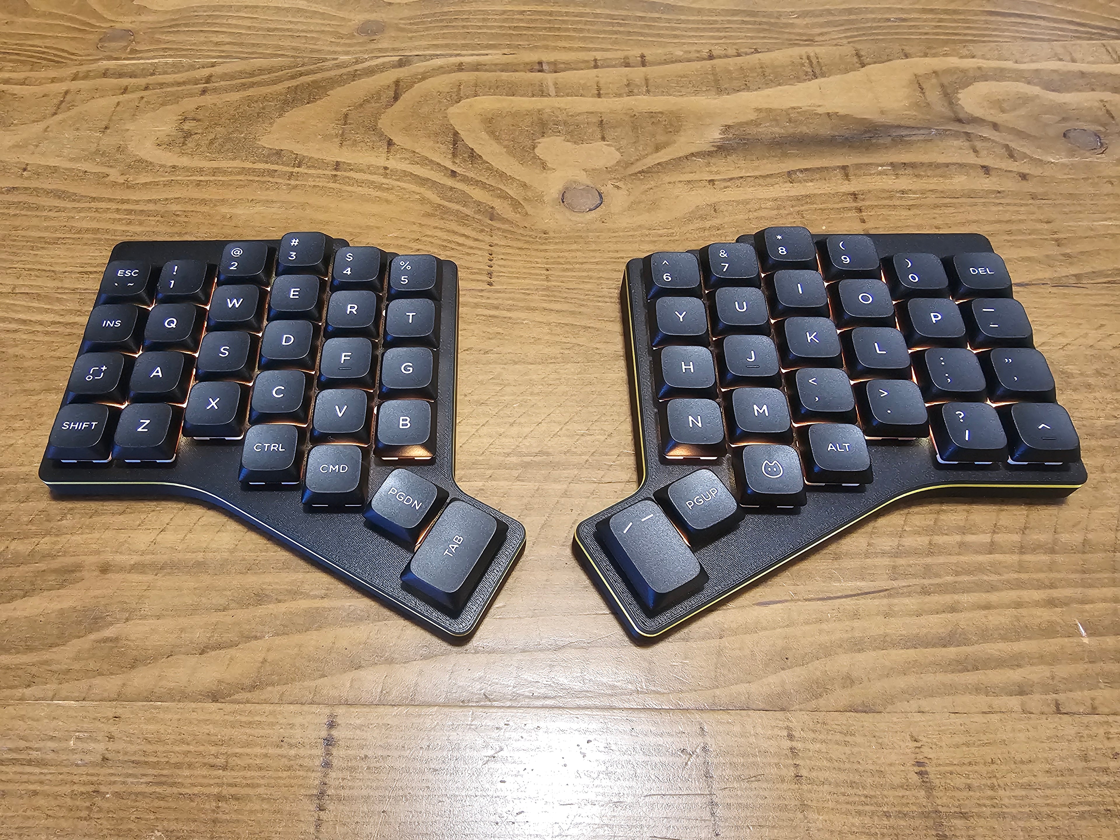 Tomahawk56 Wireless Low Profile Split Keyboard