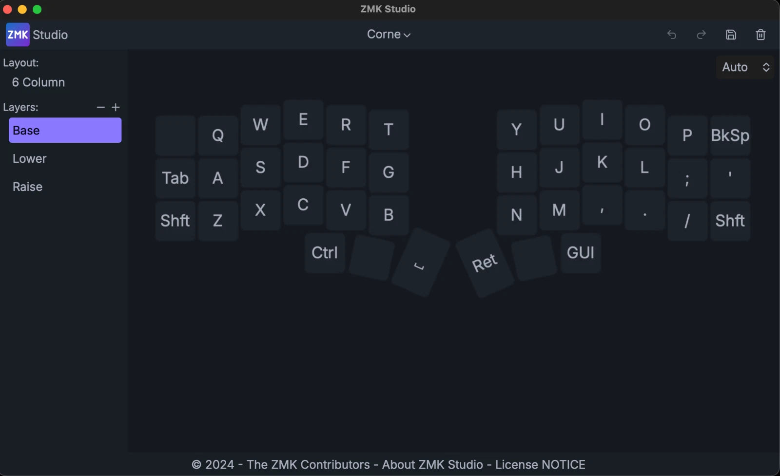 Wireless Corne Split Low Profile Keyboard